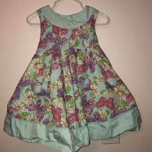 Polly and friends 18 month blue butterfly dress